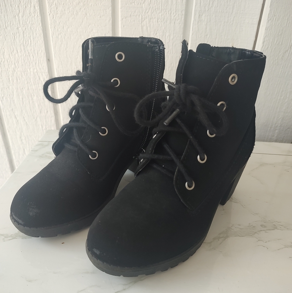 Soda Kids Black Boots